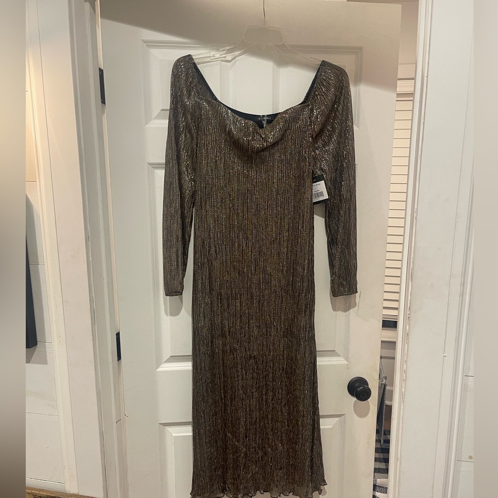 Marina Bronze dress from Dillard’s